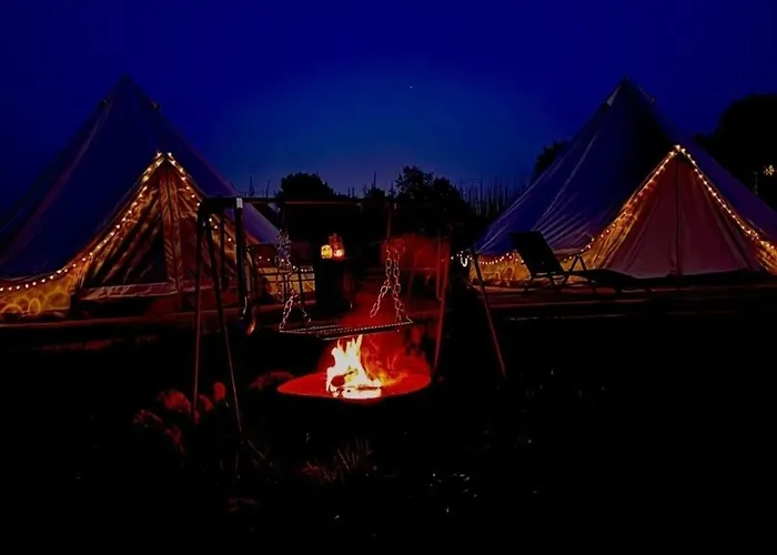 豪华帐篷 Luxe Glamping Tipitentjes 4 En 2 Persoons Tent